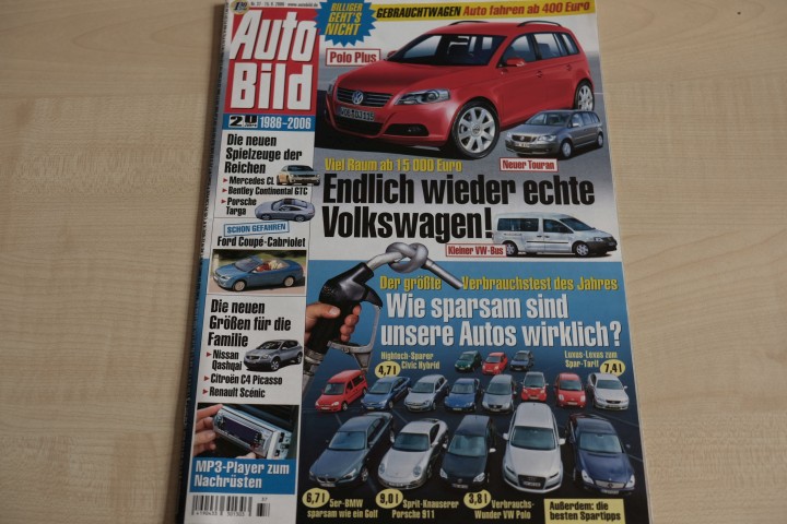 Deckblatt Auto Bild (37/2006)